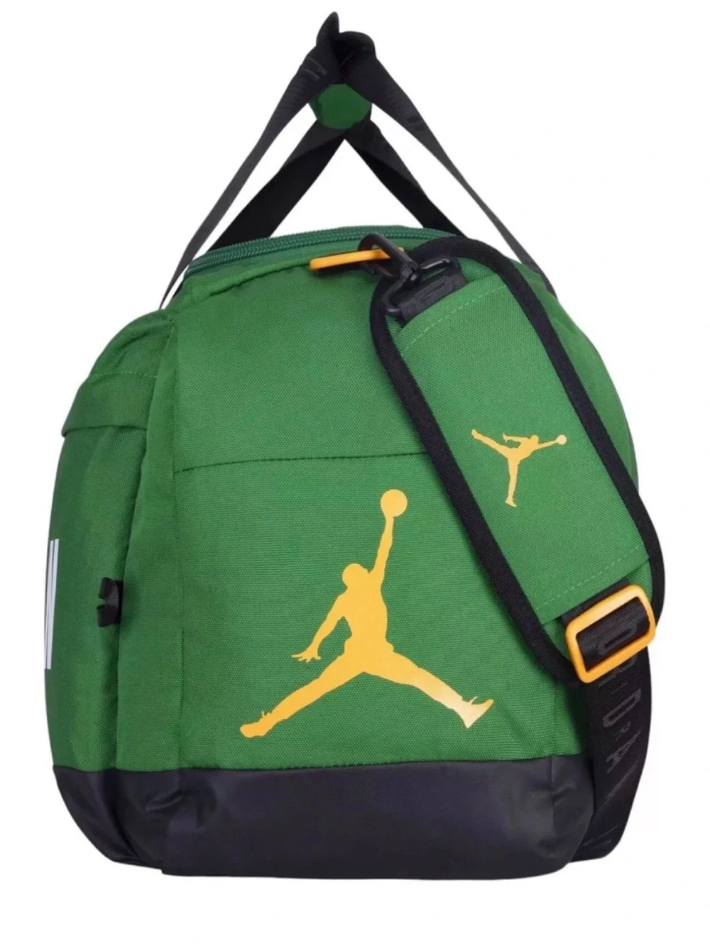 Authentic Nike Air Jordan Velocity Duffle Bag Money Gym Bag Travel Green Gold